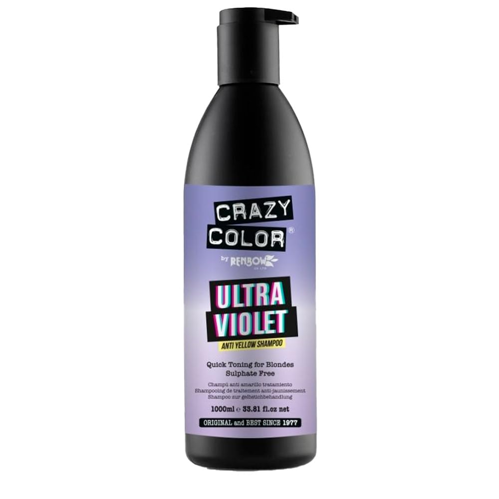 Crazy Color by Renbow Ultra Violet Anti Yellow Shampoo 1000 ml