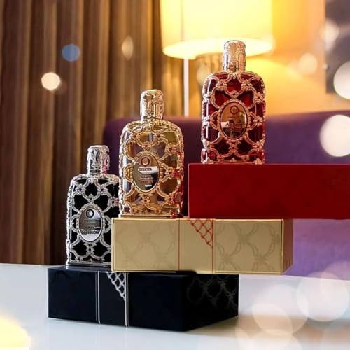 Orientica Rose Eclat 2 Pc Gift Set Eau De Parfum – Rose, Fruity, Bergamot, Peach Blossom, Musk, Amber - Arabic Floral Perfume for Women & Men - Arabic Perfume Gifts for Women & Men