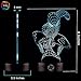 3D Optical Illusion Night Light - 7 LED Color Changing Lamp - Cool Soft Light Safe For Kids - Solution For Nightmares - Marvel Comics Avengers Spiderman