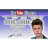 Justin Bieber Fun Fake ID License