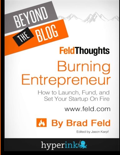 Beyond The Blog Brad Feld S Burning Entrepreneur How To Launch Fund And Set Feld Brad 9781614641391 Amazon Com Books