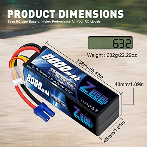 HRB 2PCS 4S Lipo Battery 14.8V 4000mAh 60C XT60 Connector A Grade Lipo Battery For RC Truggy Drone Boat Truck Multirotors Hexacopter Octocopters Airplane