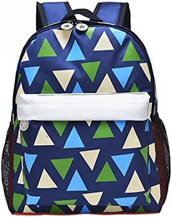 Toddler School Bag Boys Girls Kids Dinosaur Pattern Animals Backpack Shoulder Bags (Dark Blue 1)