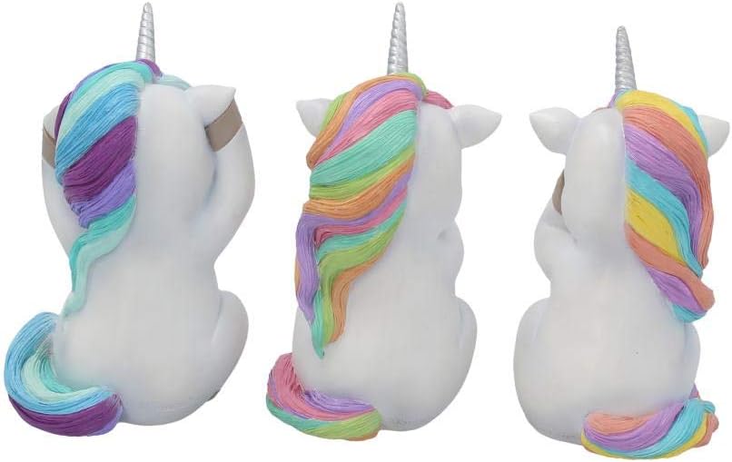Nemesis Now Three Wise Cutiecorns Figurine Set,White,9.5cm - Image 5