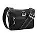 Lewis N. Clark Commuter + Messenger Bag for Women with RFID Blocking Anti-theft Technology & Adjustable Shoulder Strap, Onyx