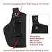 GVN Inside The Waistband Holster Gun Concealed Carry Holster | Fits S&W M&P Shield / GLOCK 26 27 29 30 33 42 43 / Springfield XD XDS / Ruger LC9 & All Similar Handguns (Right and left hand universal)