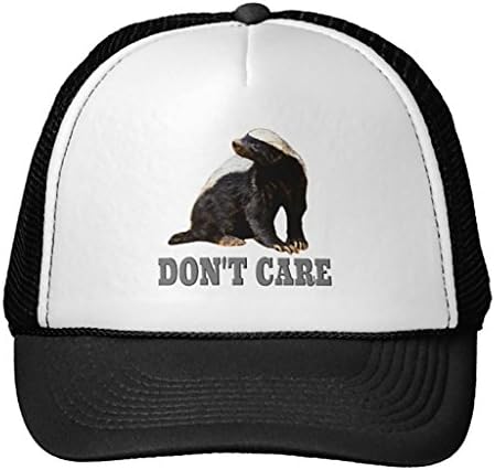 Swissy Dont Care Trucker Hats For Women Honey Badger Mens Trucker Hats Cute