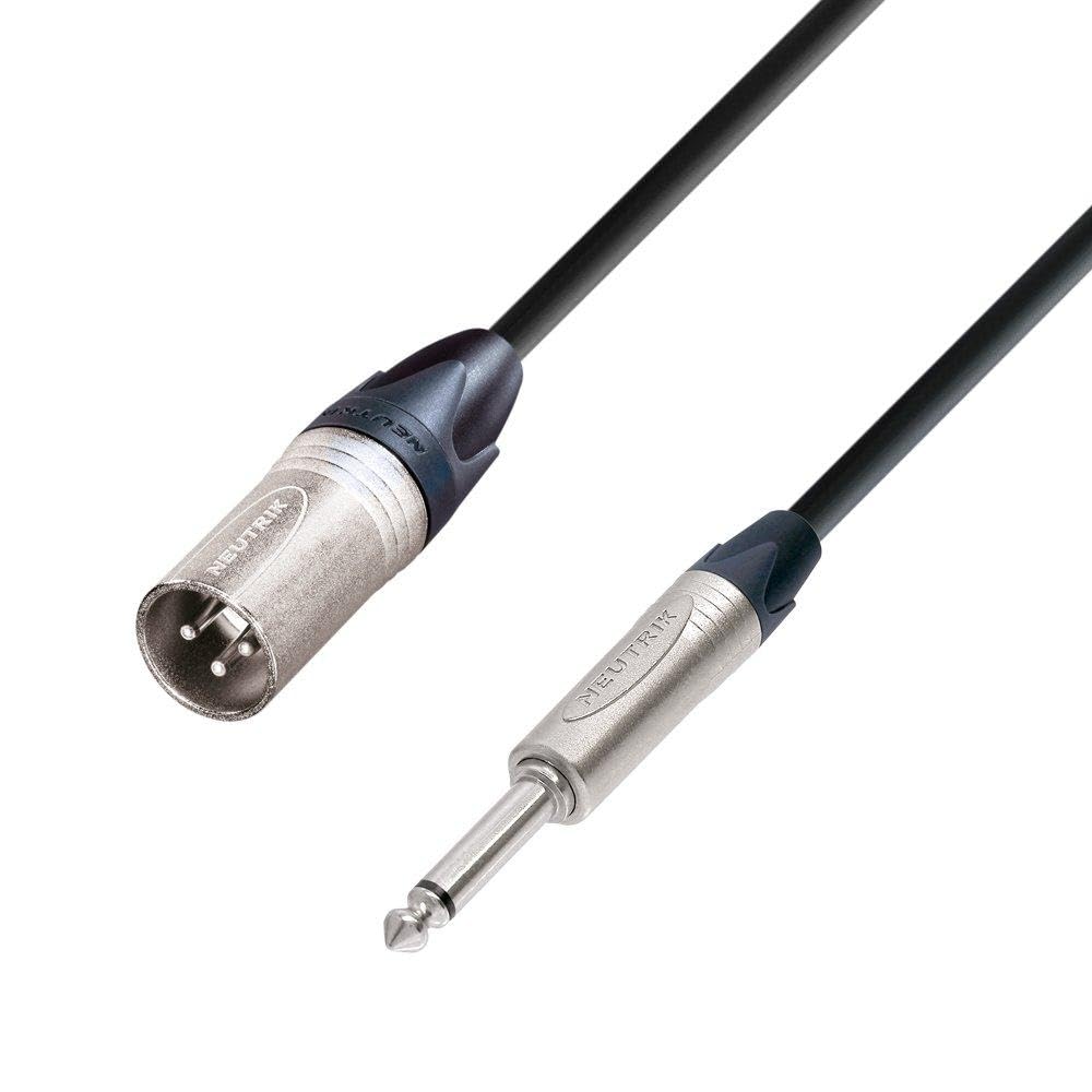Adam Hall Cables 5 STAR MMP 0300 - Unbalanced Cable Neutrik® XLR male x Jack TS | 3 m