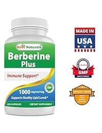 Berberina n.º 1 más 1000 mg 120 cápsulas – Contiene vitamina C – Zinc – Apoya el sistema...