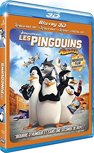 Les Pingouins de Madagascar - Combo Blu-ray3D + Blu-ray+ DVD