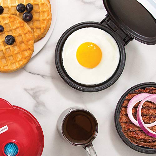 Dash MINI Maker 3Piece Griddle, Waffle, and Grill 3piece Set in Red/Black/White Pricepulse