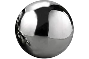 9 Size-304 Stainless Steel Durable Gazing Ball, Seamless Mirror Ball Sphere Gazing Balls Home Garden Ornament Decoration for 
