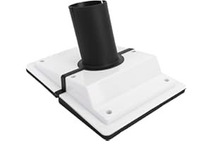 Pssopp HVAC Wall Penetration Cover Kit, 2.36in Inner Diameter Pipe Sleeve Universal Wall Guard for Indoor Outdoor Air Conditi