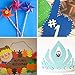 Supla 48 Sheets 12 Colors EVA Foam Handicraft Sheets 2mm Thick Craft Foam Sheets 9