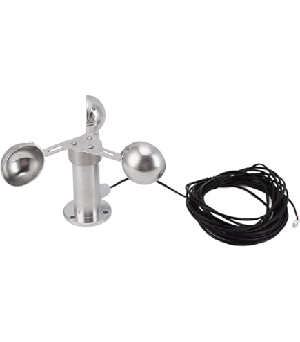 thumbnail image 2 of Alarm Wind Speed Meter 3 Fan Blades Tower Crane Anemometer 3 2 of 10