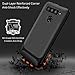 Dzxouui Compatible for LG V50 ThinQ Csae,LG V50 Case,Protective Cover Shockproof Soft TPU Phone Cases for LG V50 / LG V50 ThinQ(DC-Black)
