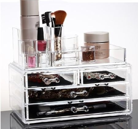 Siddhi Collection Cosmetic Organizer Storage Drawers and Makeup storaege Box