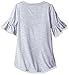 Disney Girls' Big Minnie Mouse Flutter Sleeve Top