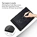 LCD Writing Tablet, 10-inch Screen Lock Electronic Writing Board, Portable Handwriting Notepad with stylus for Kids and Adults at Home, School and Work Office. (black)