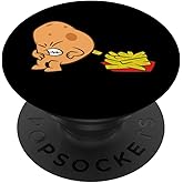 Funny Potato and French Fries PopSockets Adhesive PopGrip