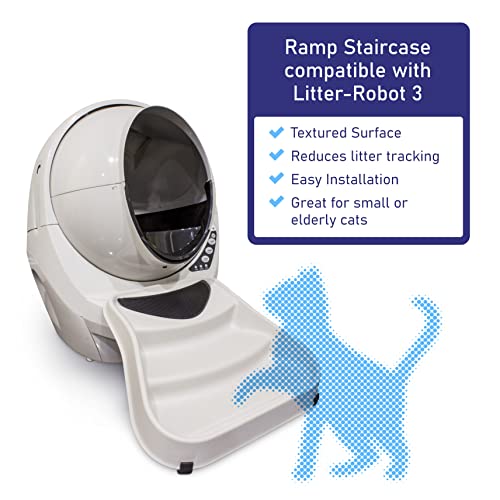 PET STANDARD Ramp Compatible with Litter-Robot Litter Box (Beige