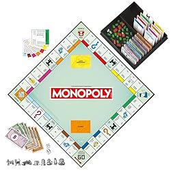 Monopoly Board Game | Classic Game with Storage
