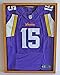 DisplayGifts Basketball/Football/Hockey Jersey Display Case Solid Wooden Frame Ultra Clear PRO UV Lockable Oak Finish
