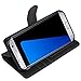 Galaxy S7 Edge Case, TAURI [Stand Feature] Wallet Leather Case with Stand, ID & Credit Card Pockets Flip Cover For Samsung Galaxy S7 Edge - Black