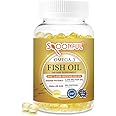 Spoonful Mini Omega 3 Fish Oil, iFOS Certified, 1290 mg Per Serving, 300 Softgels Pearls, Small Size Easy to Swallow Capsules for Women and Seniors, Made in USA