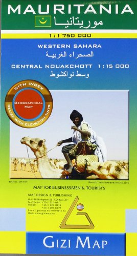 Mauritania Geographical Western Sahara (English and French Edition)
