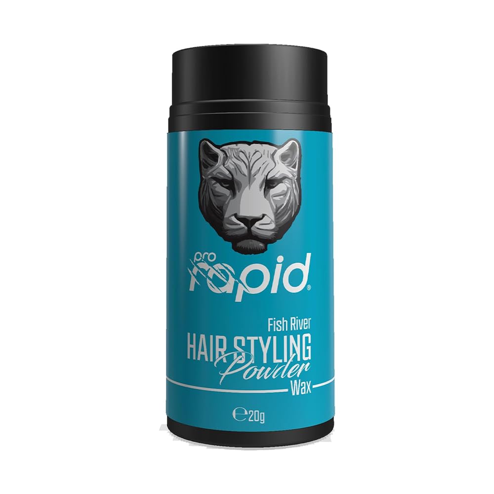 Pro Rapid Hair Powder Fish River 20g - Hair Styling Powder for Men, Matte Texture & Volume, Mango Scent, Lightweight Hold