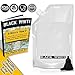 (5) Black & White Label Premium Plastic Flasks Liquor Rum Runner Flask Cruise Kit Sneak Alcohol Drink Wine Pouch Bag Set Heavy Duty Concealable Flasks For Booze (2x32oz + 2x16oz + 1x8oz + Funnel)