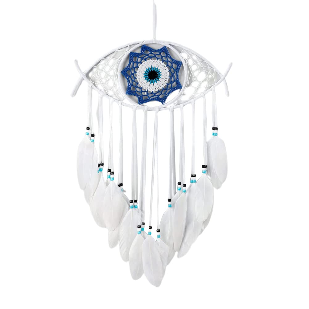 Dream catcher evil eye dream catcher lucky charm dream catcher eye wall hanging ornament for room house decoration