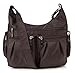 Scarleton Handbags for Women, Crossbody Bags for Women, Shoulder Bag, Nylon Purses for Women with Multi Pockets, H140721 - Brown