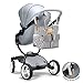 Fashion Chevron Diaper Bag Large Tote with Changing Pad with Stroller Straps