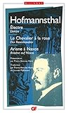 Electre - Le Chevalier à la rose - Ariane à Naxos (édition bilingue français-allemand) by