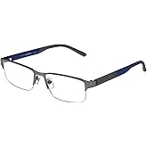Ironman 1001 Gunmetal Reading Glasses w/Case +2.75 by Foster Grant