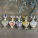 Retro Frosted Glass Perfume Bottles - Empty - Refillable - Vintage with Butterfly Stopper (Butterfly2)