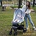 Anchor Life Stroller Rain Cover with Mosquito Net - Protects Babies from Sun, Wind, Rain, Snow, Dust - Breathable Bug Shield with Ventilation Lids