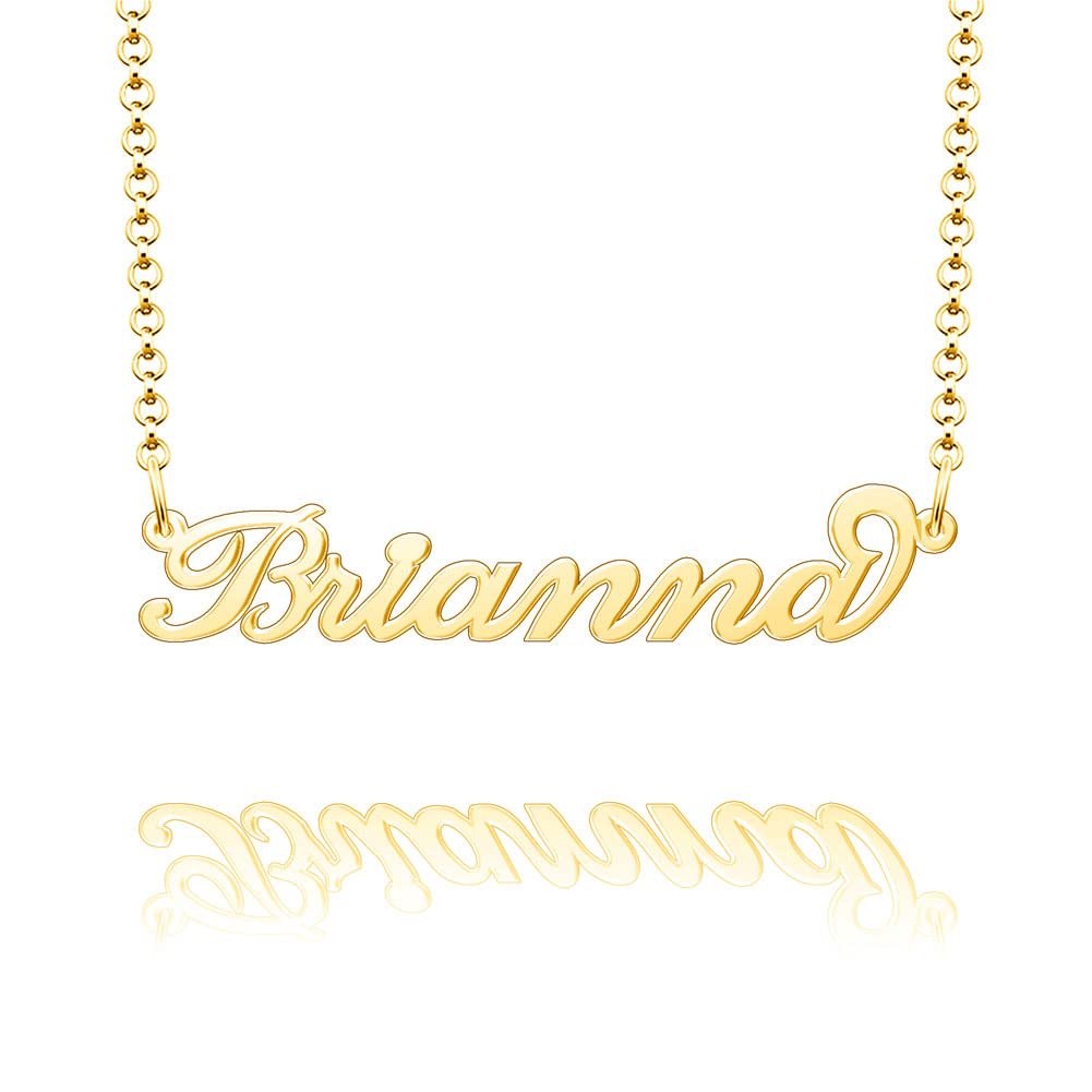 Q&Locket Brianna Name Necklace Personalized