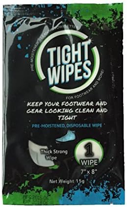 Tight Wipes Single Packs (Set of 10) Sneaker Cleaner Wipes for All Sneakers and Shoes