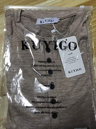 2 KUYIGO+Henley+Shirts+Sleeve+Summer