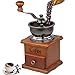 Manual Coffee Grinder - Premium Vintage Style Coffee Grain Burr Mill Machine with Catch Drawer, Conical Burr Mill, Spice Hand Grinding Machine, Hand-crank Roller Drive by DEMTER
