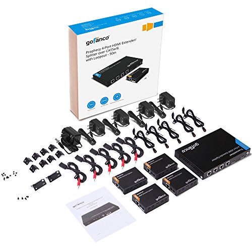 HDMI Extender Splitter 1 In 4 Out Su Cavo Cat5e/6 | Fino A 50m, 1080p, HDCP, EDID - Per Home Theater E Professionale - Foto 4