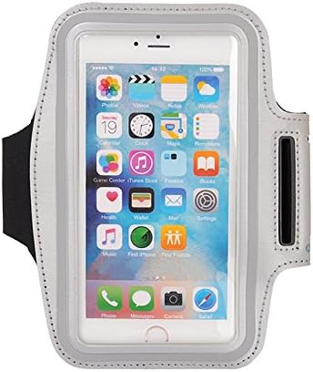 N2N Sport Armband Arm Package Cell Phone(5.5-Inch) Bag For iPhone 6Plus 6sPlus 7Plus,Samsung Galaxy Note 5 4 3 Note Edge S5 S6 S7 Edge Plus with Key Holder (Gray)