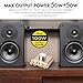Nobsound Mini 50W x 2 Bluetooth Power Amplifier; 2.0 Channel Stereo Hi-Fi Digital Amp; Wireless Audio Receiver; PC Sound Card for Home Speakers with Power Supply Upgrade Version (Gold)thumb 3