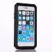 iPhone 8 Plus Case,iPhone 7 Plus Case,Gorilla Glass Metal Extreme Shockproof Heavy Duty Cover Shell Case Full Body Protection for Apple iPhone 8 Plus/7 Plus (Black)