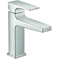 hansgrohe Metropol Modern Low Flow Water Saving 1-Handle 1 7-inch Tall Bathroom Sink Faucet in Chrome, 32506001
