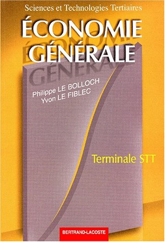 Économie générale, terminale STT