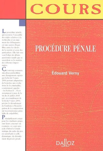 Procédure pénale